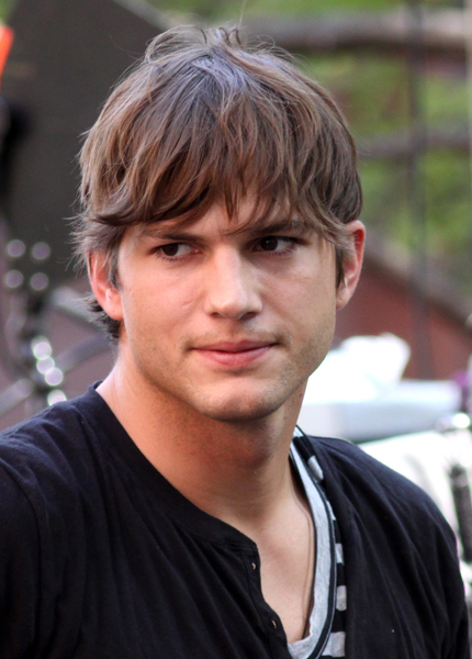 medium long haircuts for men. Ashton Kutcher Messy Men#39;s