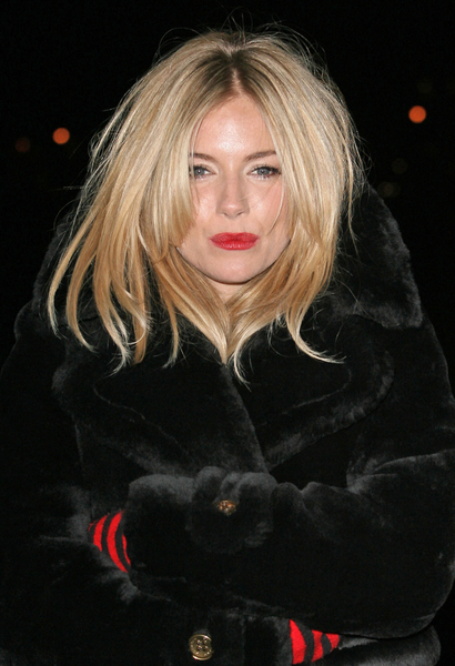 sienna miller hair color. Sienna#39;s style is a touch