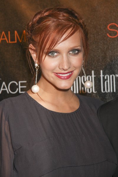 If an updo is in order check out Ashlee Simpson with her twist on an old 