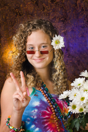 Hippie Flower Child Look