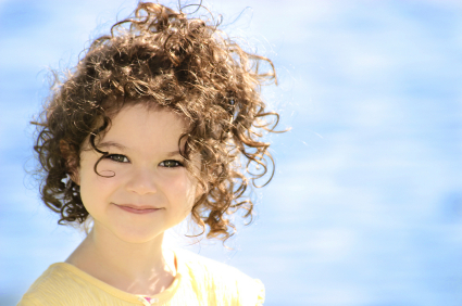 little curly girl