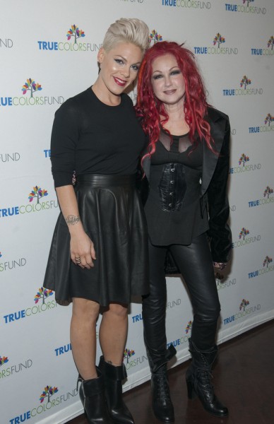 Cyndi Lauper And Friends: Home For The Holidays Concert in New York City - Arrivals